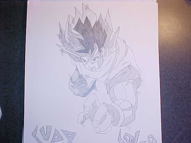 Super Saiyan Goku by KLU_Elric