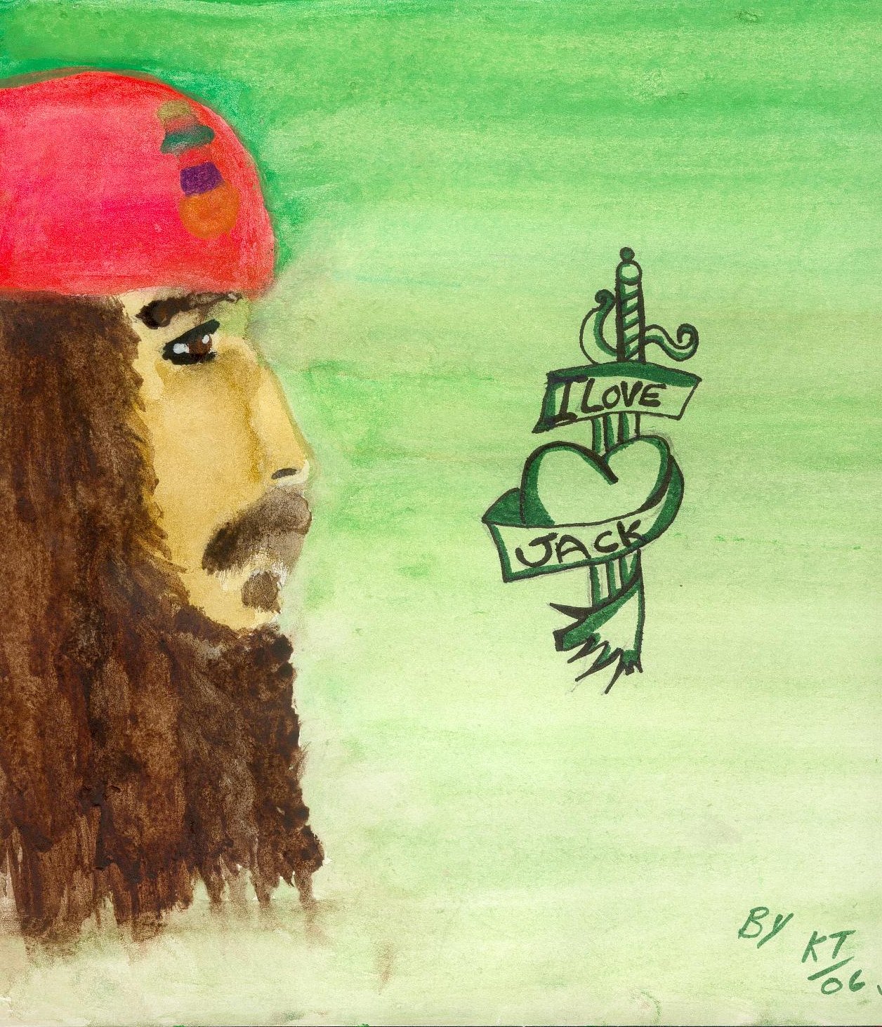 Captain Jack Sparrow by KT