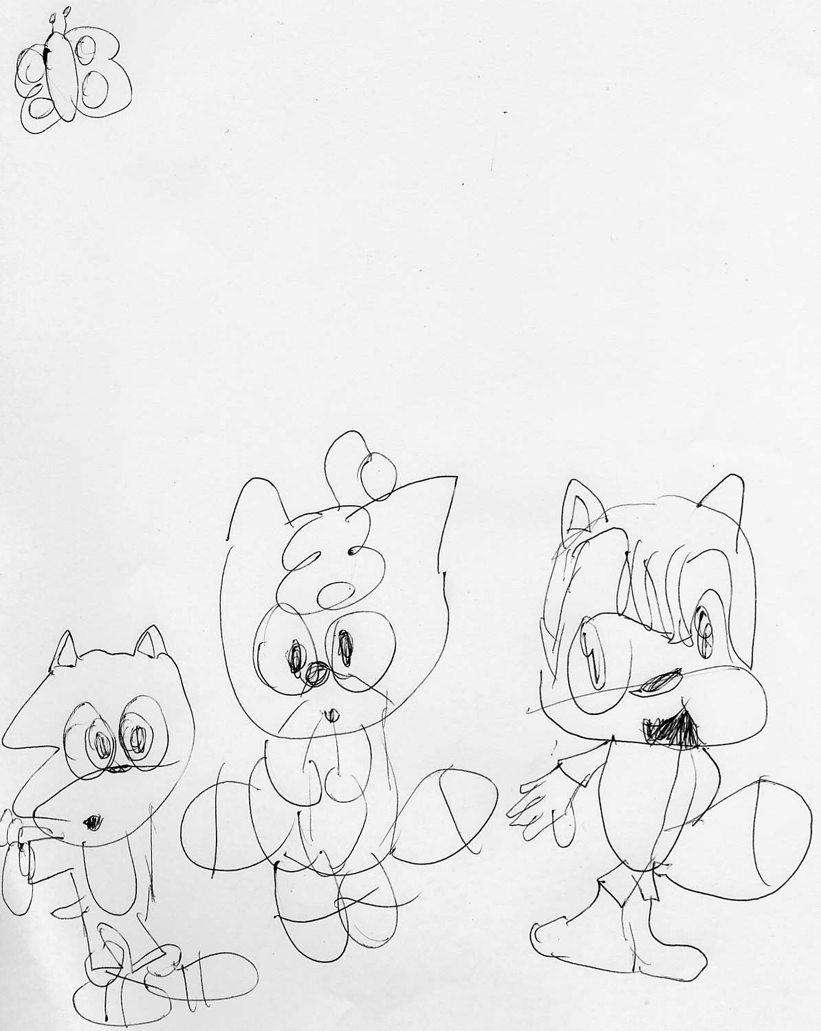 tails doll and other people by Kacheek