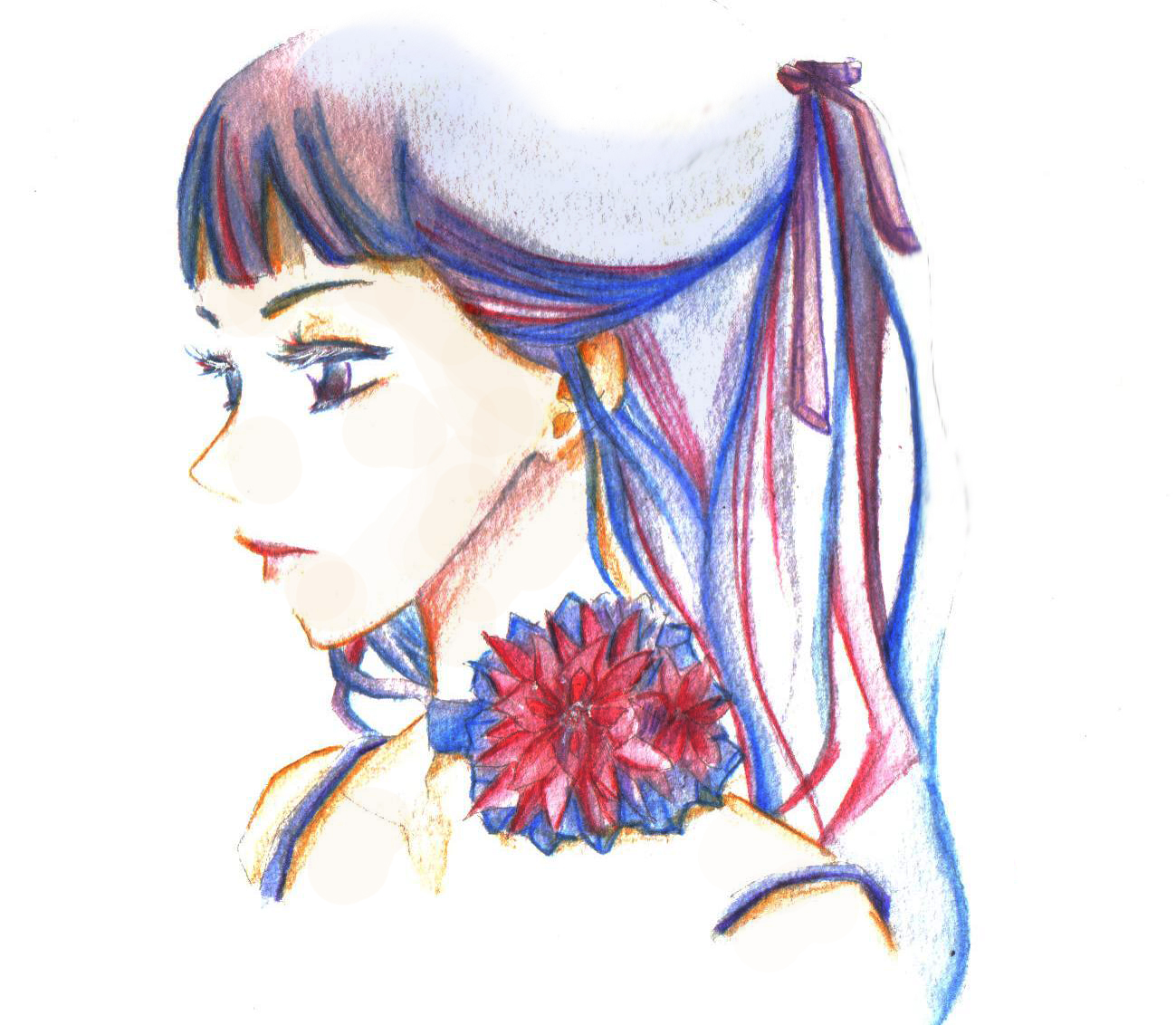 Flower Lady by Kadsuki