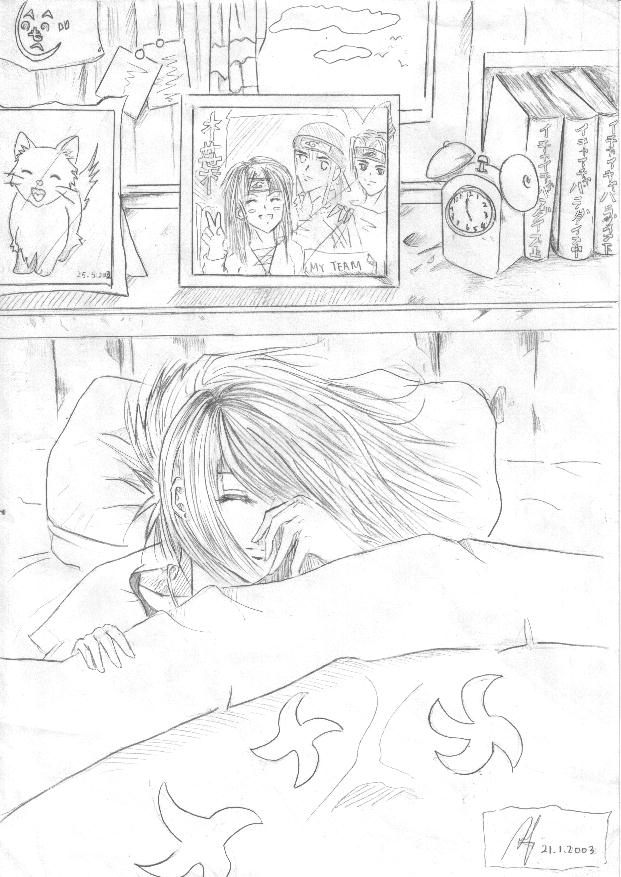 Sleeping girl by Kadsuki