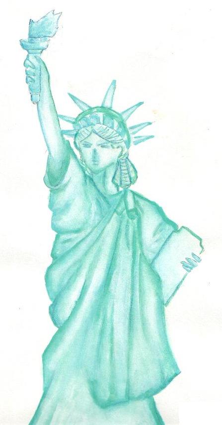 Statue of Liberty by Kadsuki