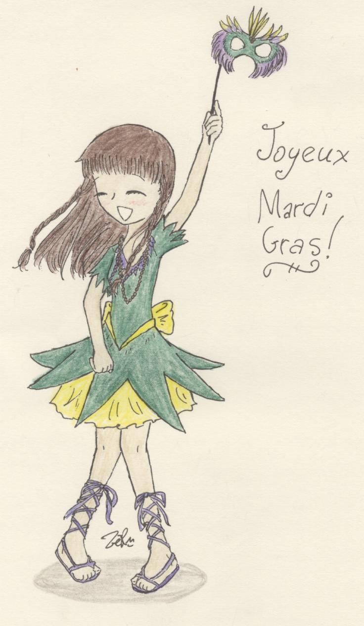 Mardi Gras Tohru by Kaede-chan