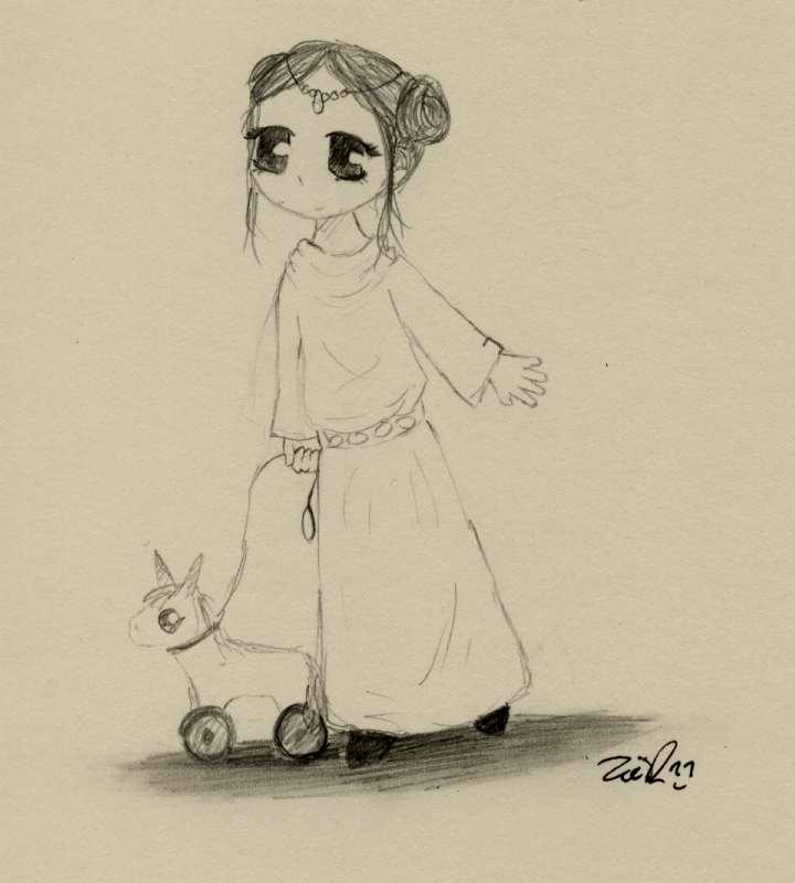 Little Leia by Kaede-chan
