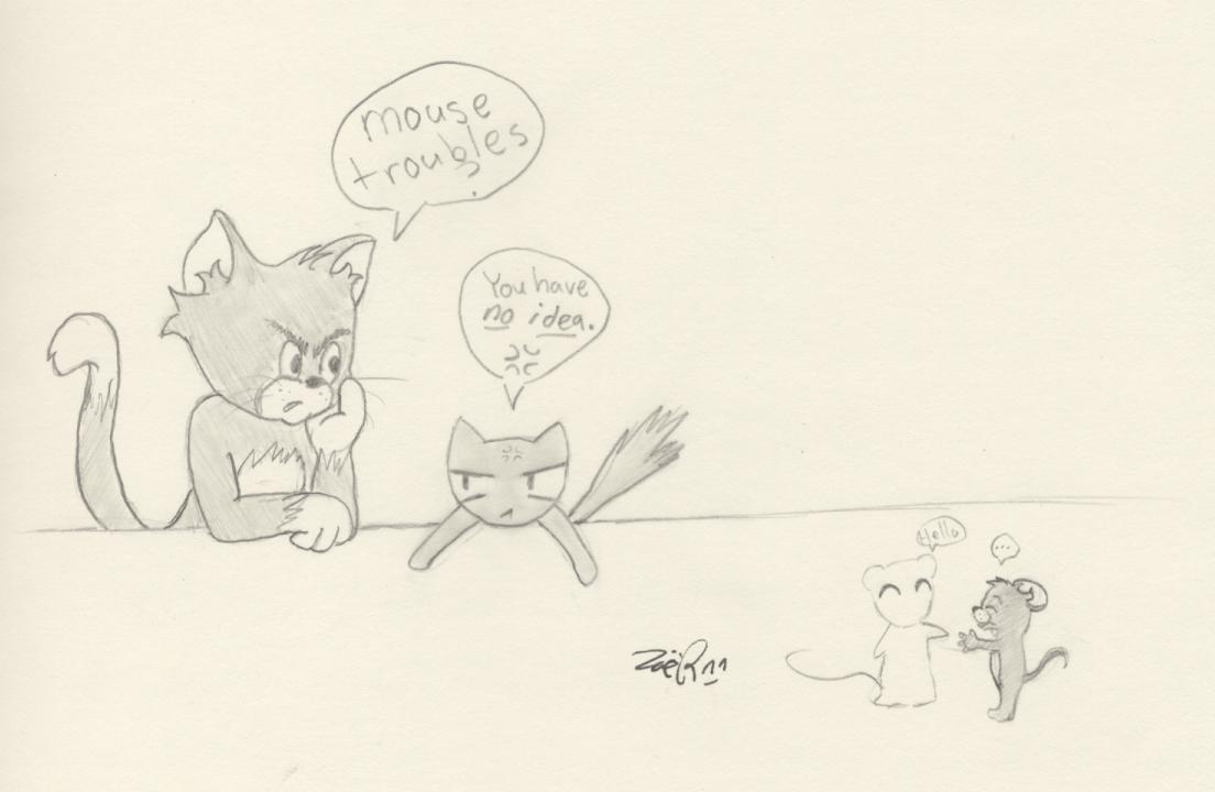 Tom+Jerry meet Kyo+Yuki XD by Kaede-chan