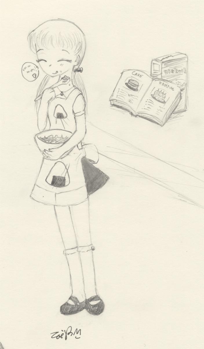 Tohru bakes a cake! by Kaede-chan