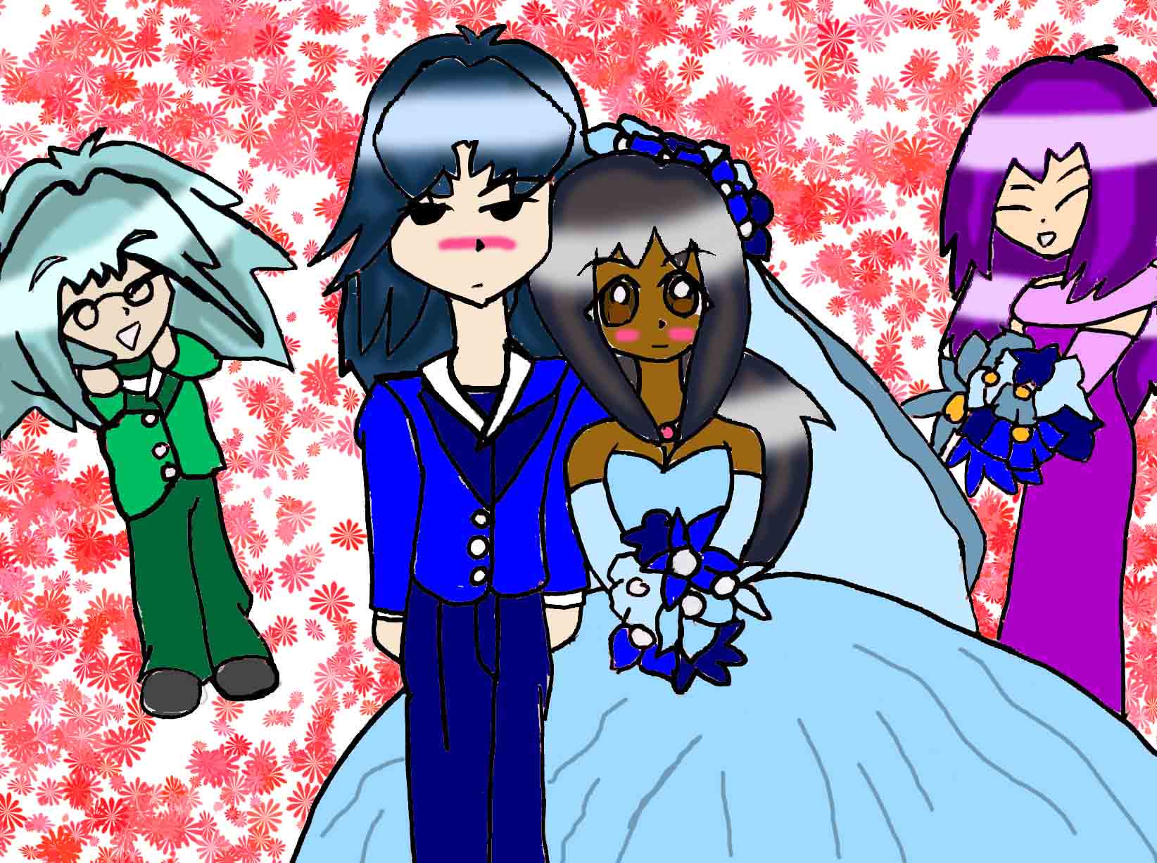Zane & Angel's wedding by Kafaru