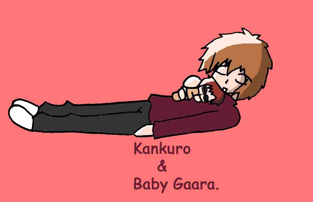 Kankuro &amp; Baby Gaara by Kafaru