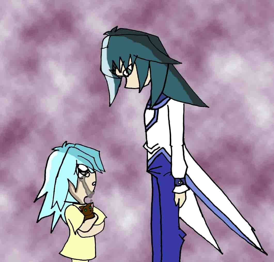 Zane and a lil Syrus by Kafaru