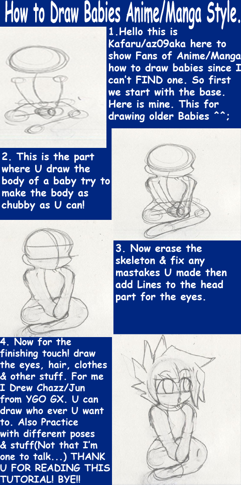 How to Draw babies by Kafaru