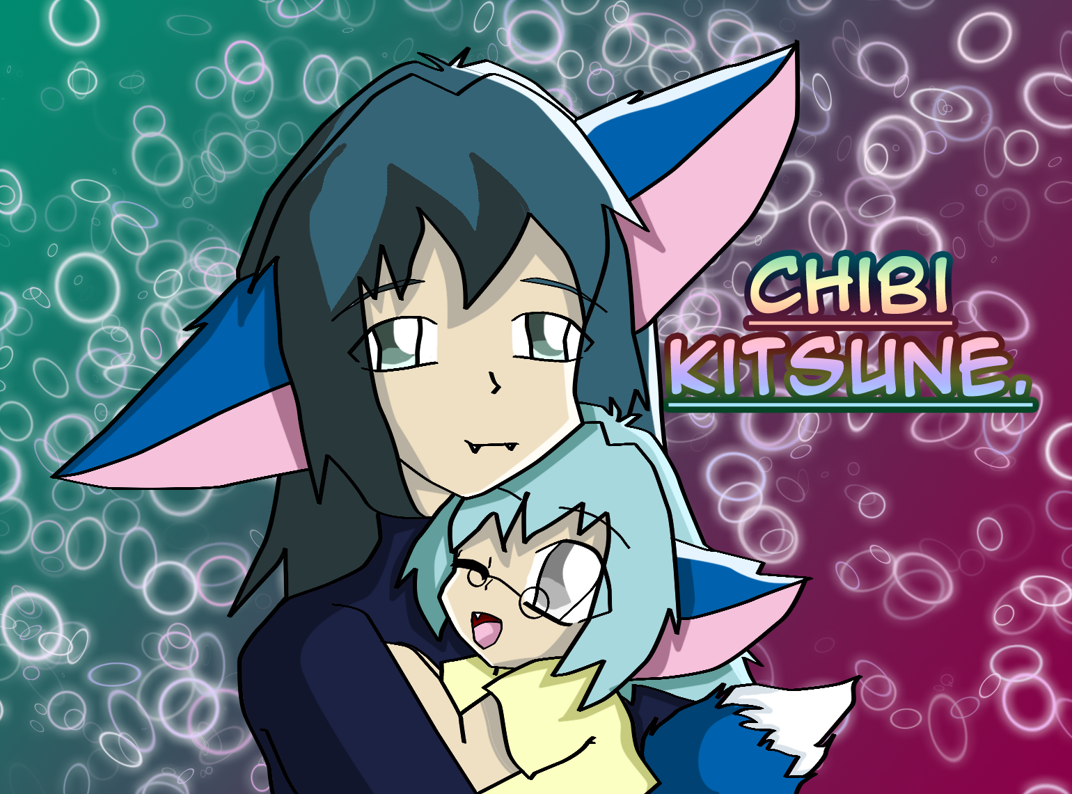 Chibi Kitsune by Kafaru