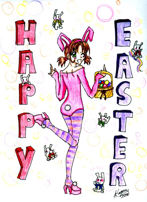 Happeh Easter by KagomeHigurashi