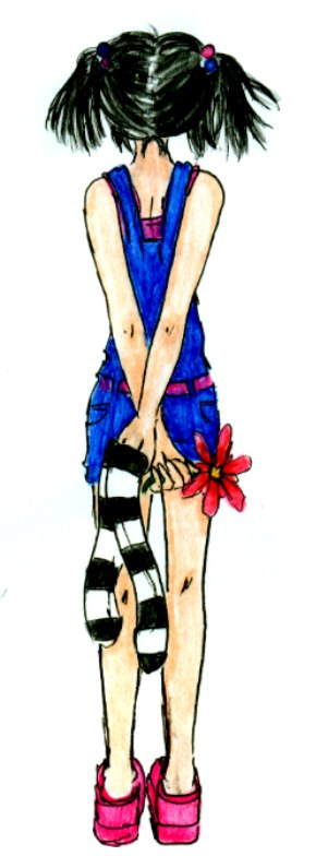 Socks and a Flower by KagomeHigurashi