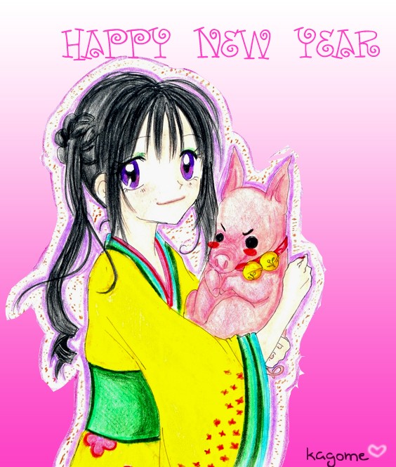 Happy New Year!~ by KagomeHigurashi