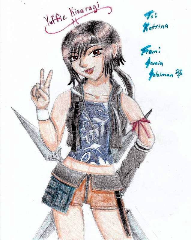 Yuffie Kisaragi (Requested) by KagomeTheArcher