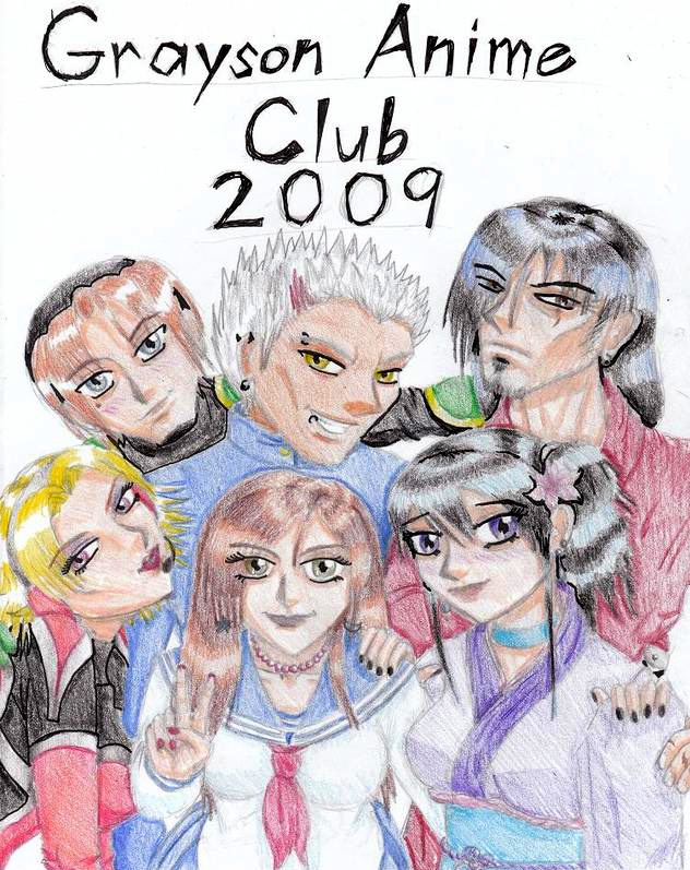 Anime Club T-shirts (2009) by KagomeTheArcher