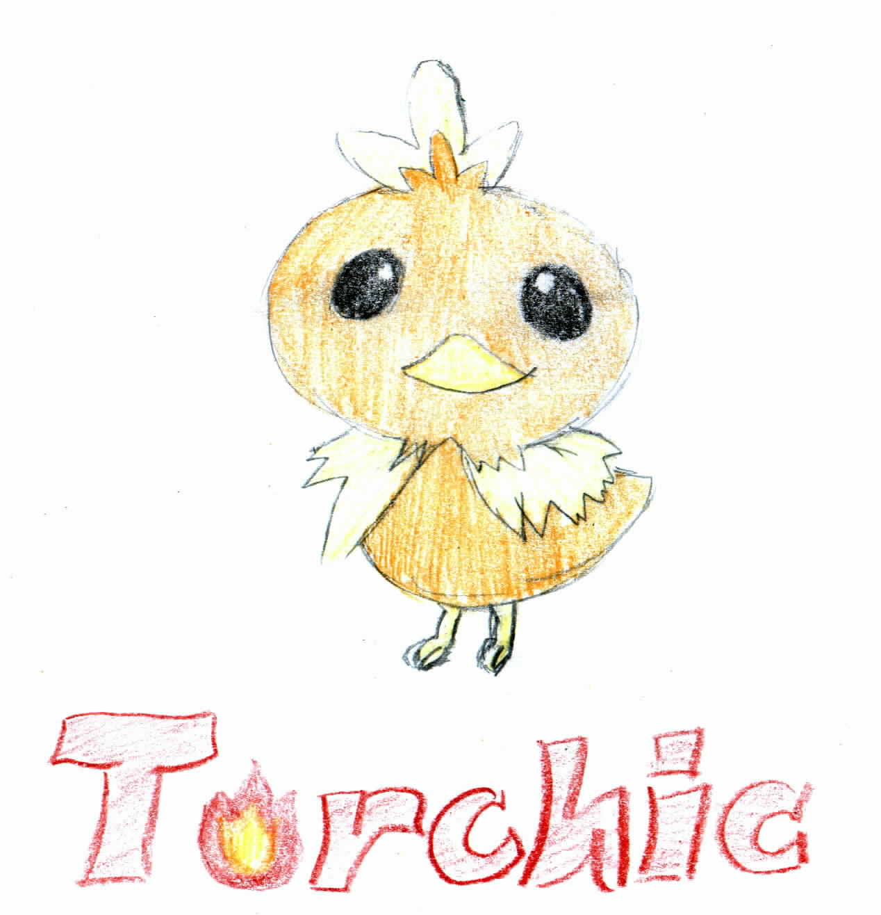 Torchic by Kagome_and_Kitties_ROCK