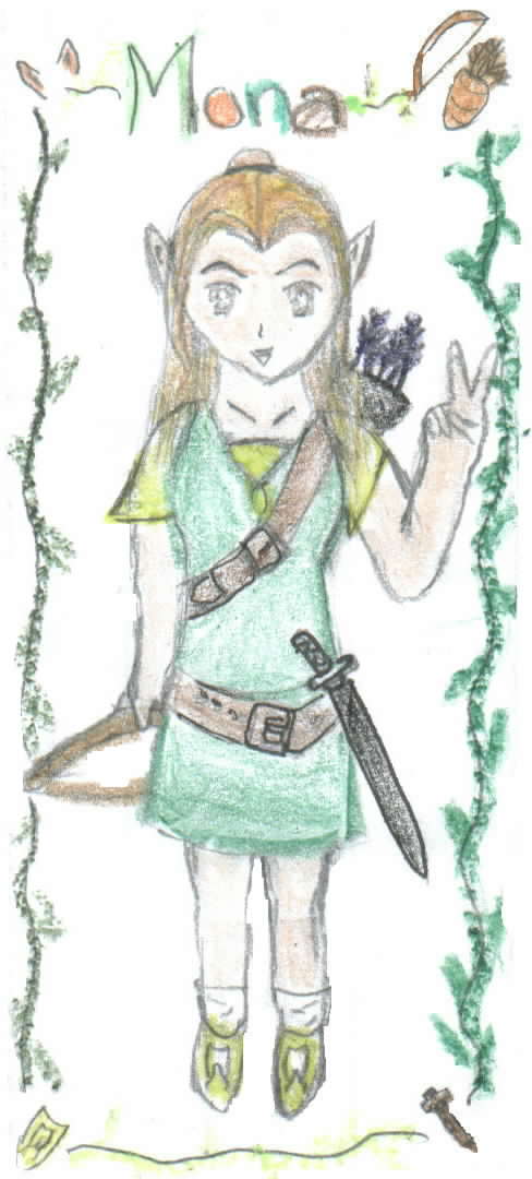 Mona-a girl version of link by Kagome_and_Kitties_ROCK