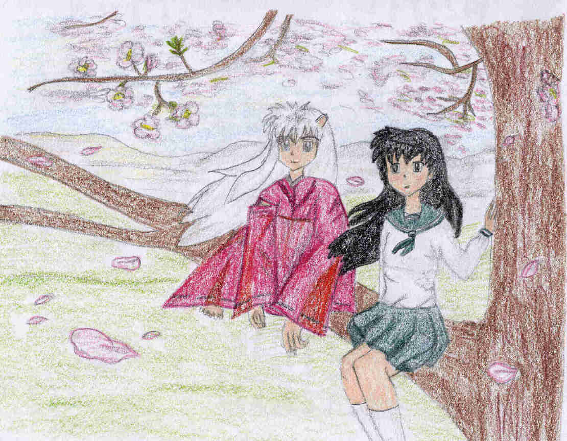 Inuyasha and Kagome by Kagura-chan14