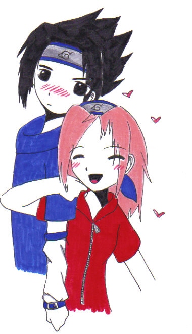 Sasuke and Sakura by KaiHien