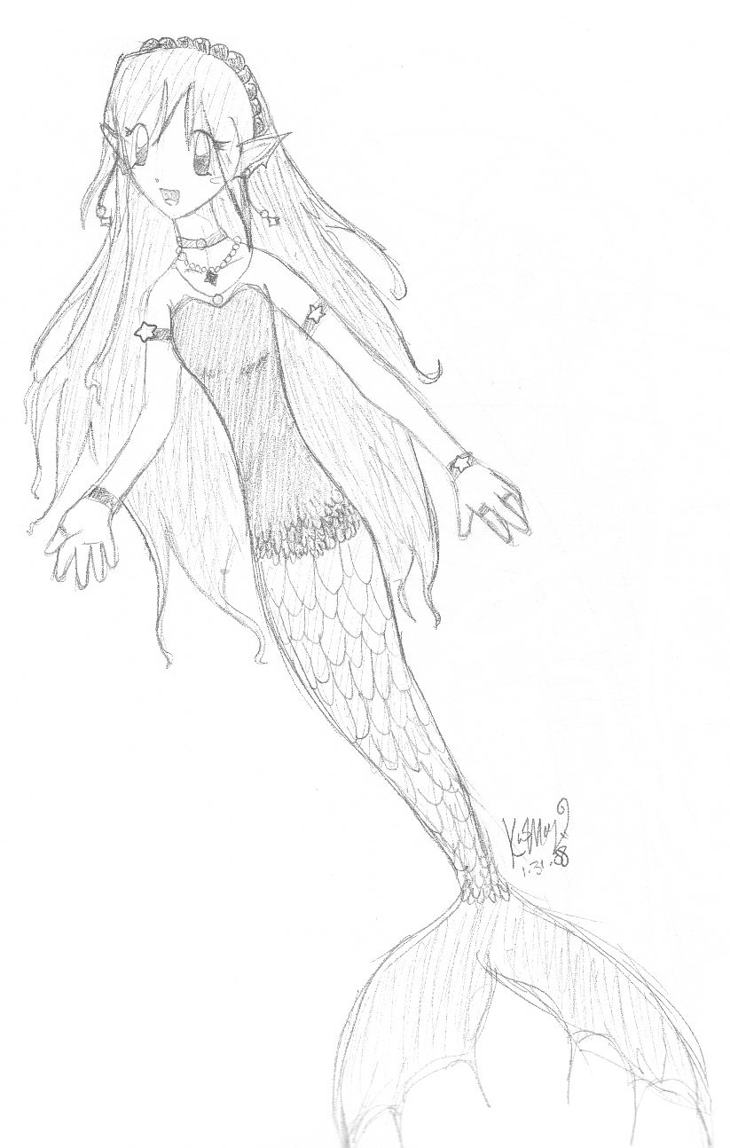 Female Mermaid by KaiHien