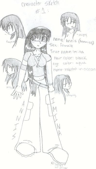 Character Scetch 2: Imina! by Kaikuu
