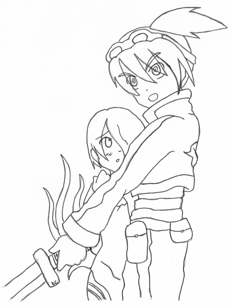 Ryu and Nina by Kairi_KH