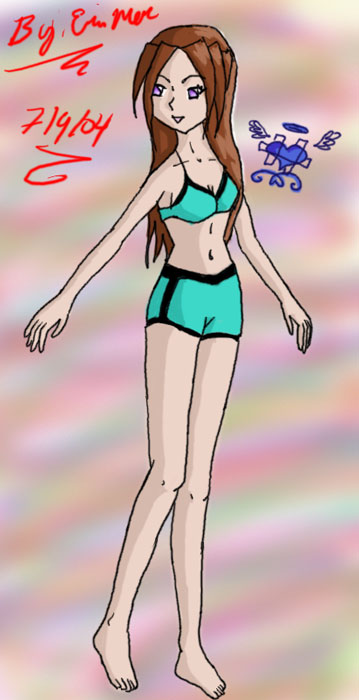 Girl in swim suit by Kakkara18