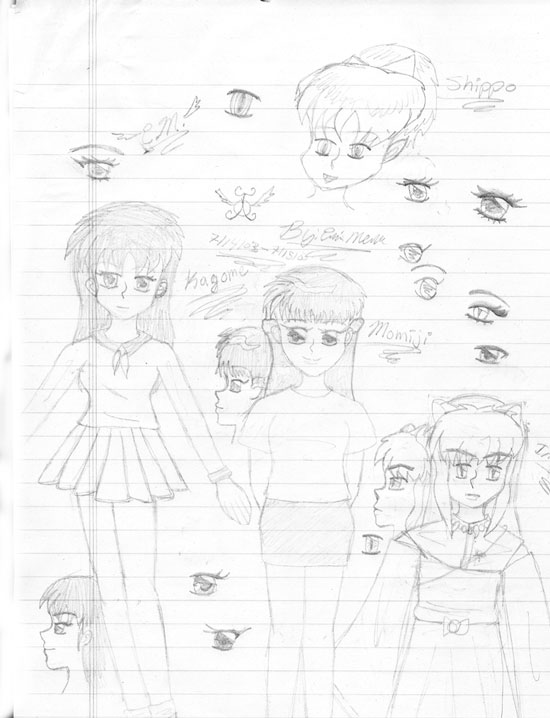 Fanart doodle page by Kakkara18