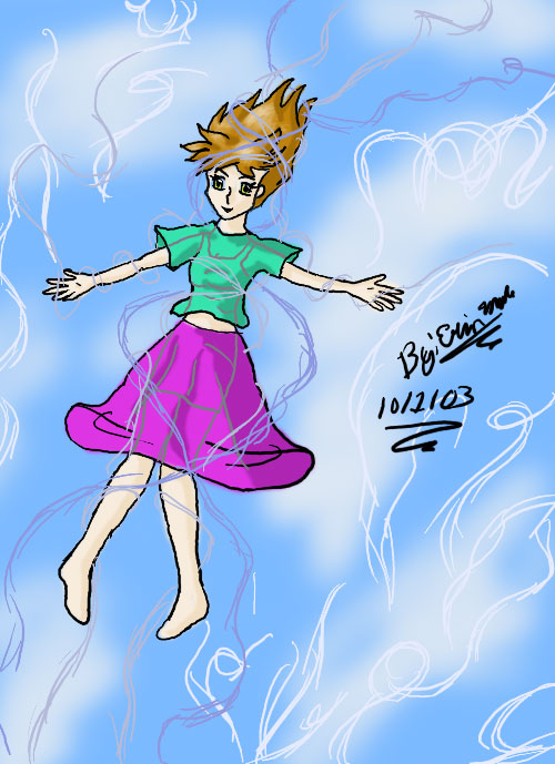 I colored "An Angel In Wind" by Kakkara18