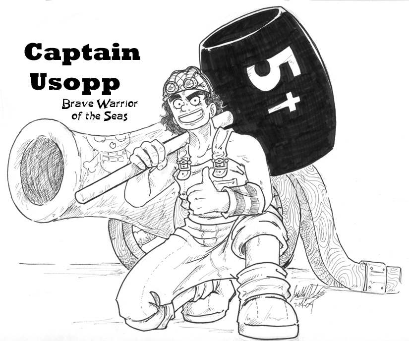 Captain Usopp by Kalei