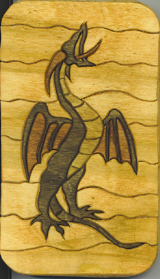 A Wooden Dragon by Kalliel