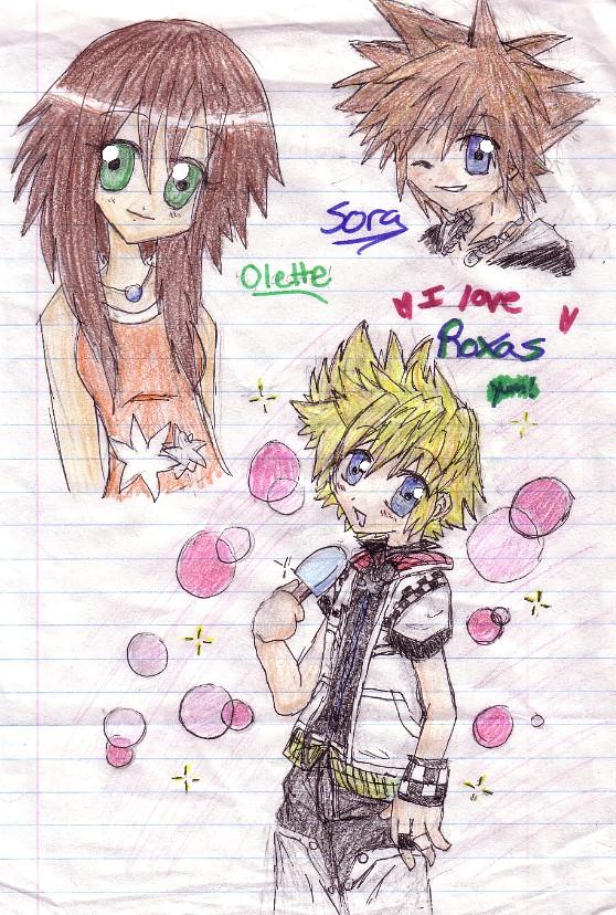 KH2 Sketches by Kamai