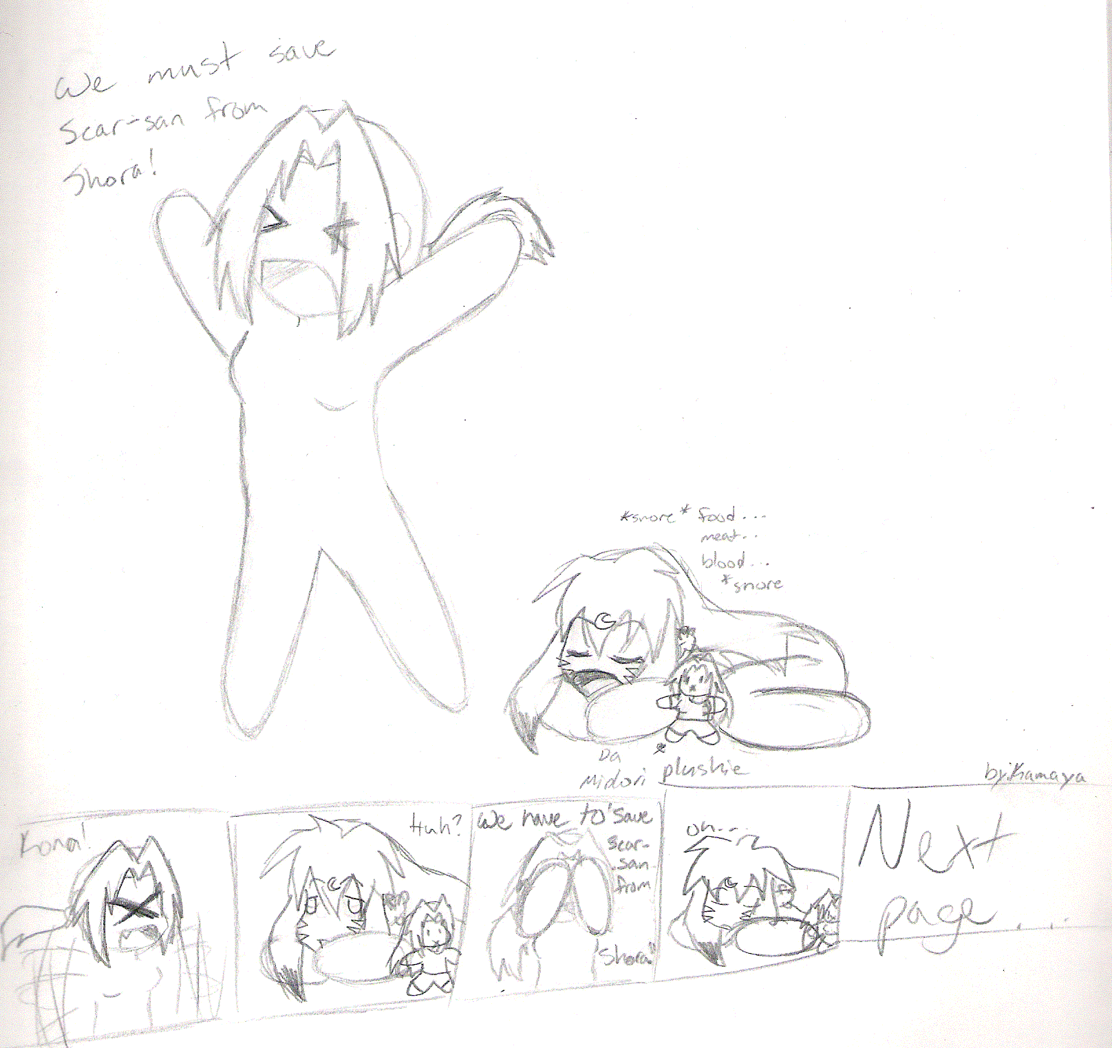 Save Scar-san!! page 1 by Kamaya_the_Cat
