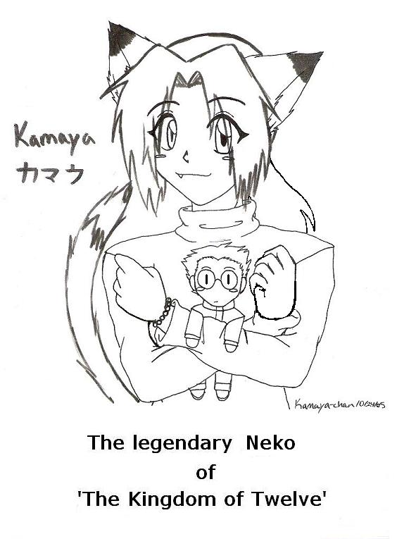 Legendary neko- Kamaya by Kamaya_the_Cat