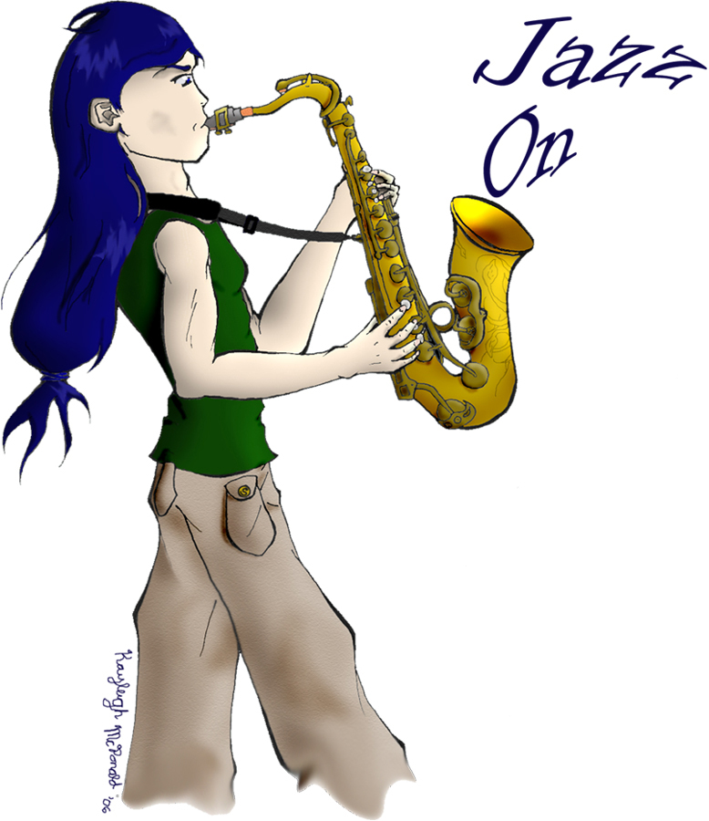 Sam the saxophone man by Kamera-chan