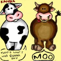 Cows! by Kanga