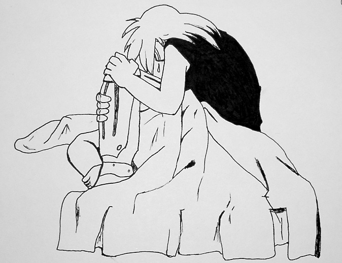 Edward Elric Crying by KanolaGirl