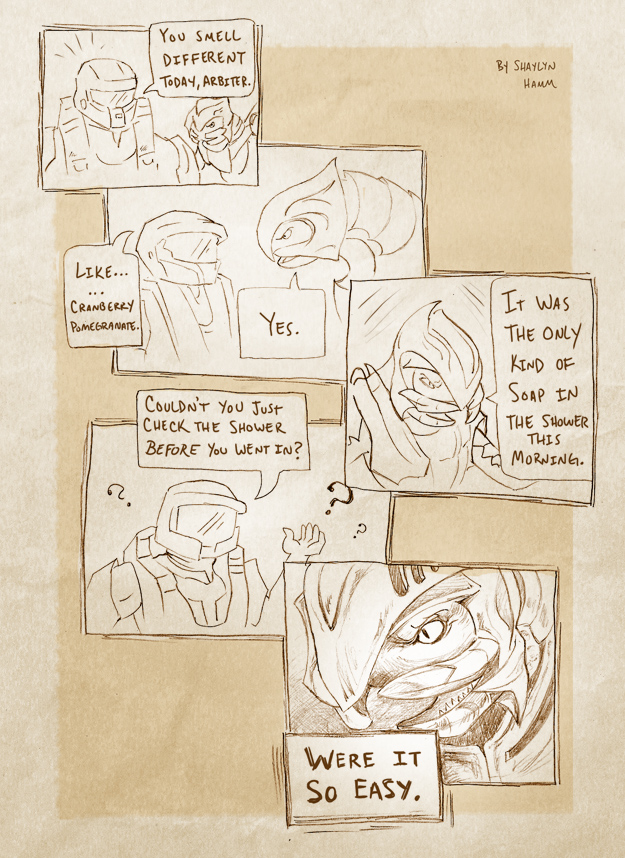 A Halo 3 comic by KaptainH