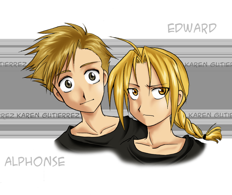 Alphonse and Edward Elric by Karenchan