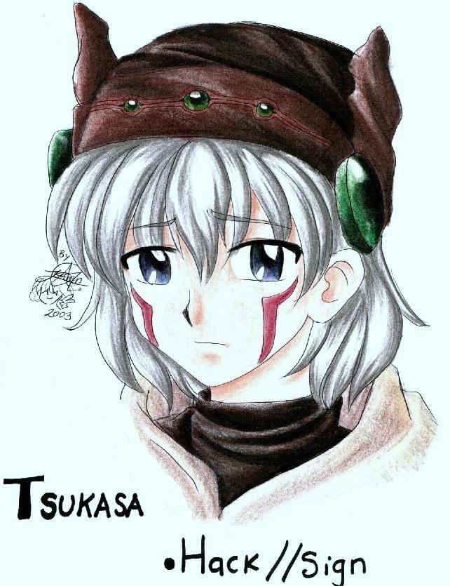 Tsukasa from hack//SIGN  Anime, Anime art, Drawings