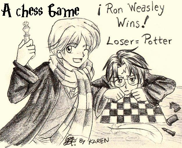 a chess game by Karenchan