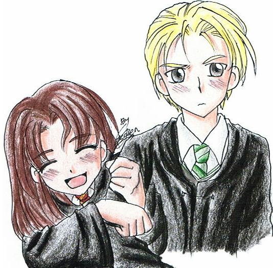 Draco Malfoy and  Jaduna by Karenchan