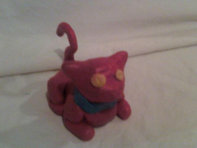Red Clay Cat by Kari-1994