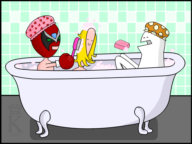 Bubble Bath by KartoonKween