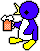 Penguin with rum by Karurai
