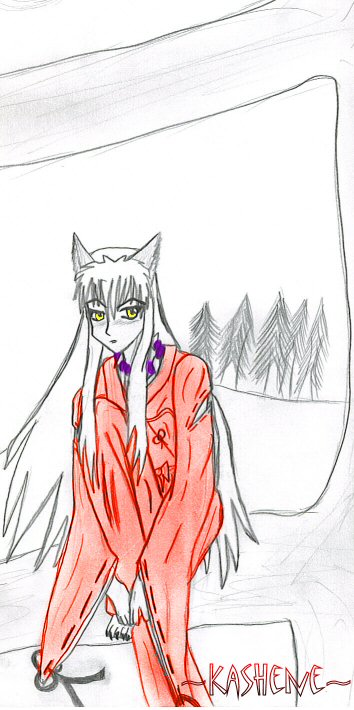 Inu-Yasha_FireRat Kimono by Kashene