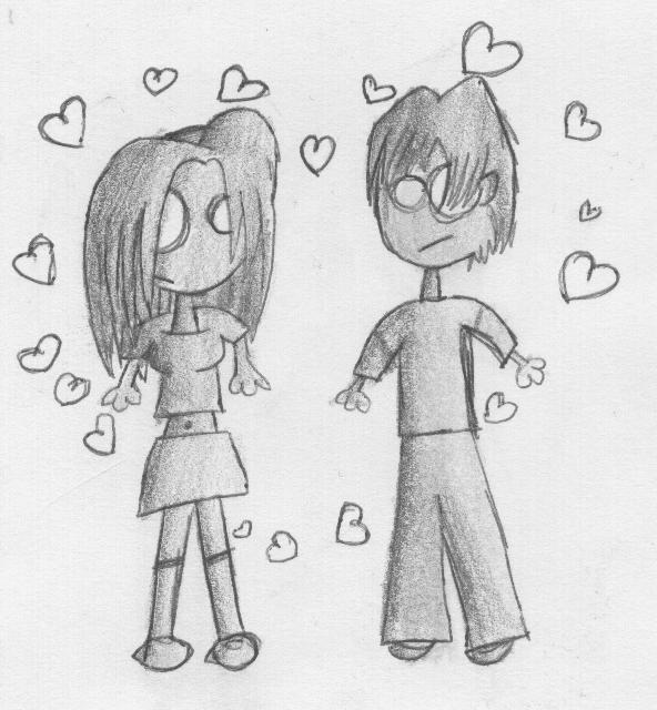 the used style doodle-love is in the air by KatKat