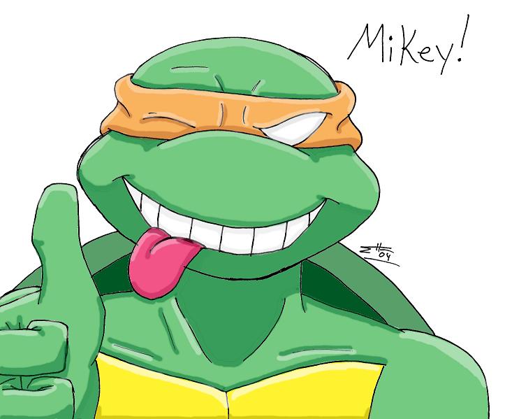 Silly Mikey by KatWarrior