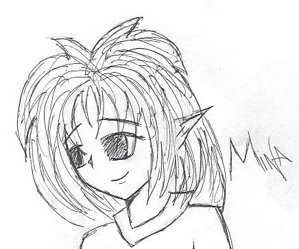 Random Sketch (Girl) by Katani